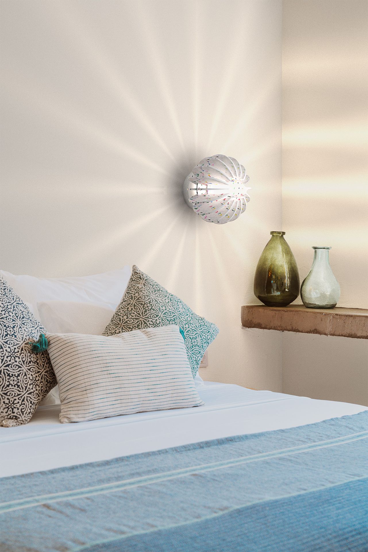 lampe murale rif en plastique