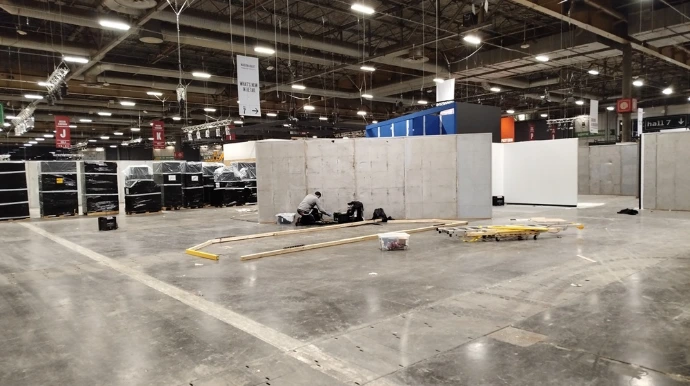 installation du salon de Maison et objet par RIF Luminaire