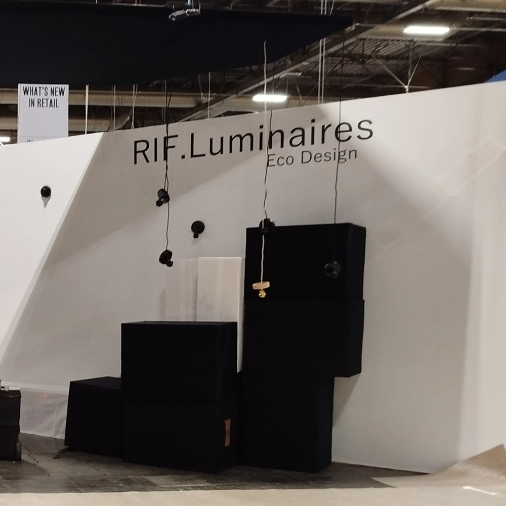 Avancée du stand de RIF LUminaires