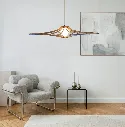 Suspension singing L brut Bleu roi avec diffuseur basse def.webp