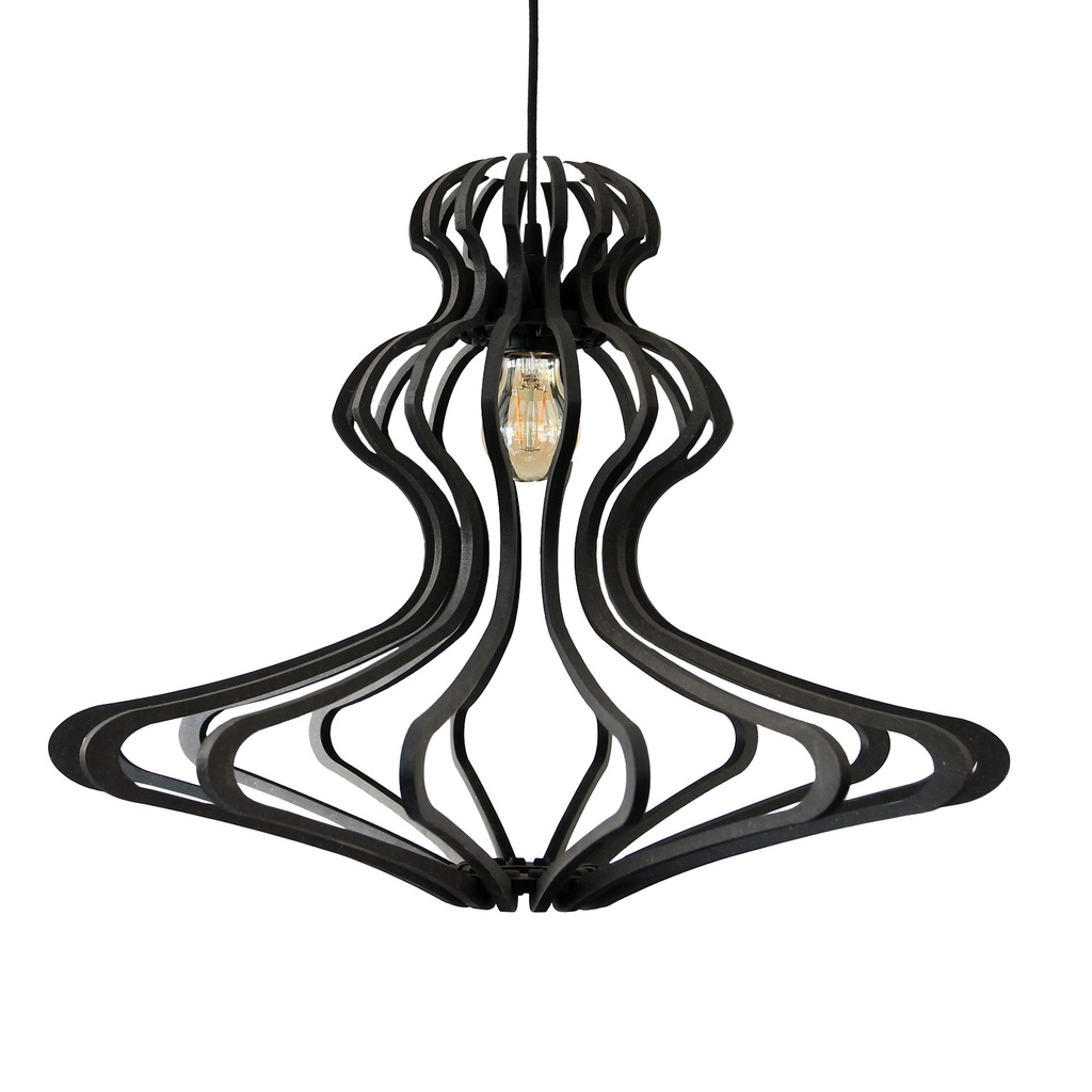 Pendant Lamp Woman Black S D55