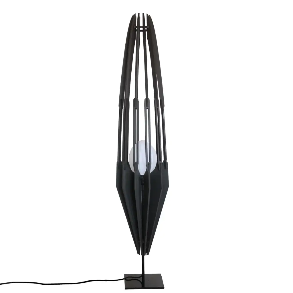 [116_2] Floor Lamp Fire M H140 (Black)