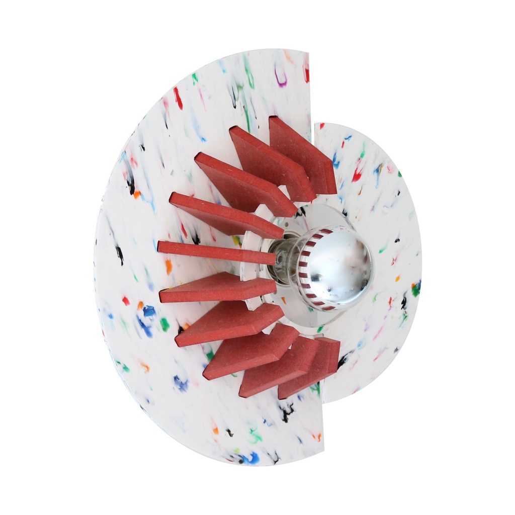 [80_1] Moonshadow wall lamp Red (Wall connexion)