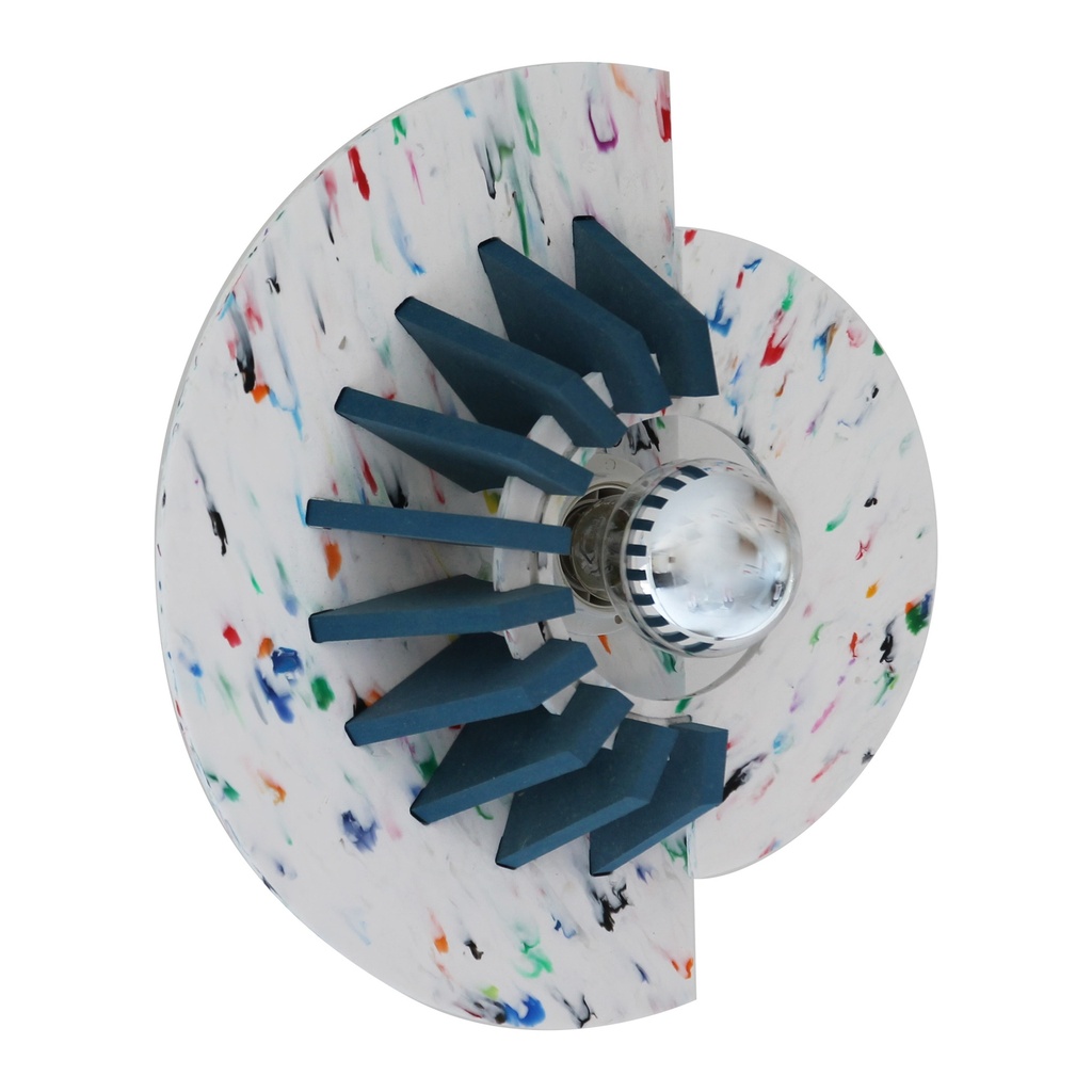 [80_2] Applique Moonshadow Bleu (Branchement mural)