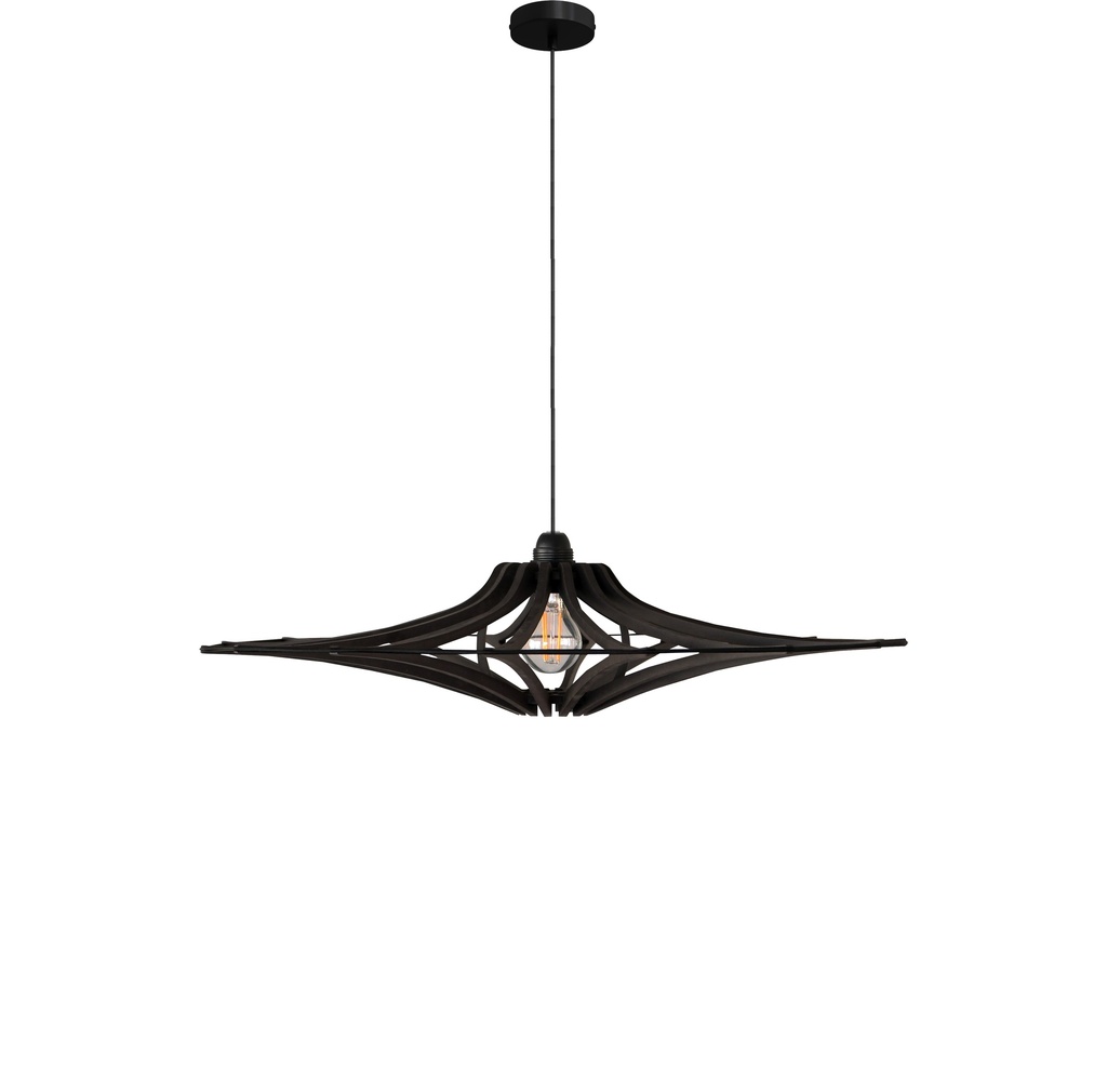 [107_1] Pendant Light Singing Black S D65cm (Without Diffuser)