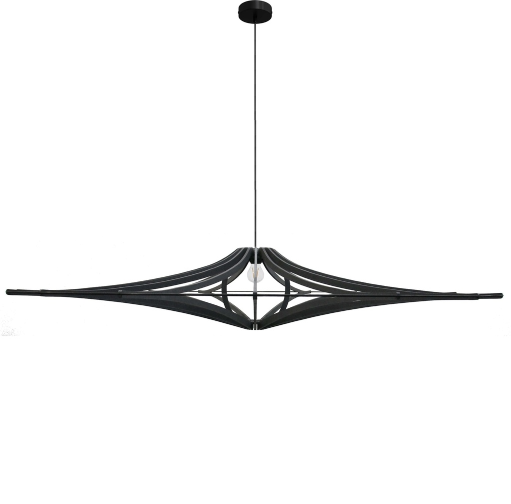 [110_1] Suspension Singing Black XL D160cm (Sans Diffuseur)